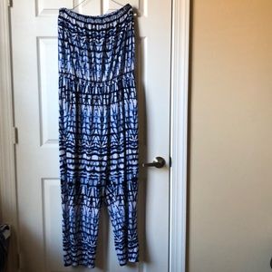 Blue and White Jumper